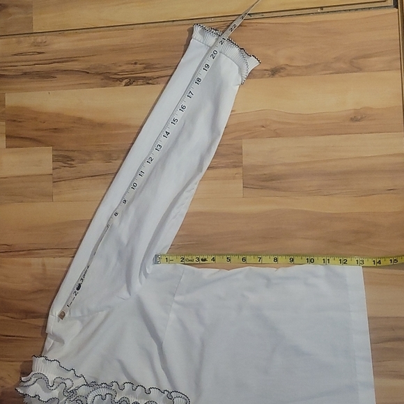 Vintage 60s Mode O Day White Blouse L - Picture 9 of 12